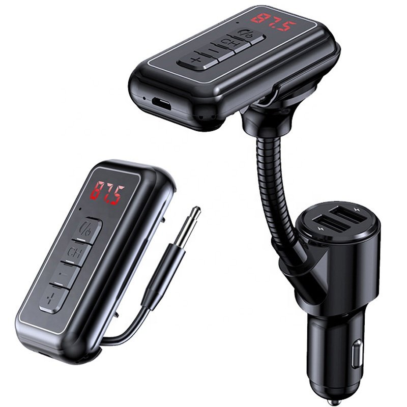 Handsfree Wireless Car Kit Receiver Dual USB Car Charger FM Transmitter Bluetooth Mp3 Player Mp3 for Car